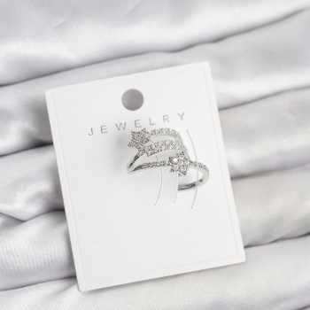 Gümüş Renk Zirkon Taşlı Yıldız Model Kıkırdak Earcuff Küpe