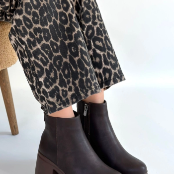 Belay Acı Kahve Nubuk Topuklu Bot