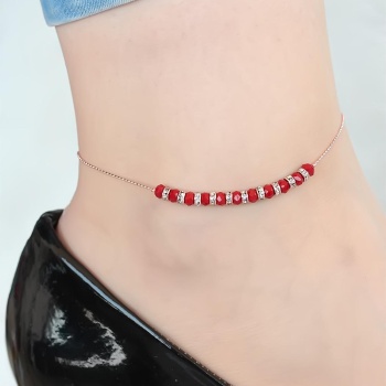 Bordo Miyuki Taşlı Hal Hal