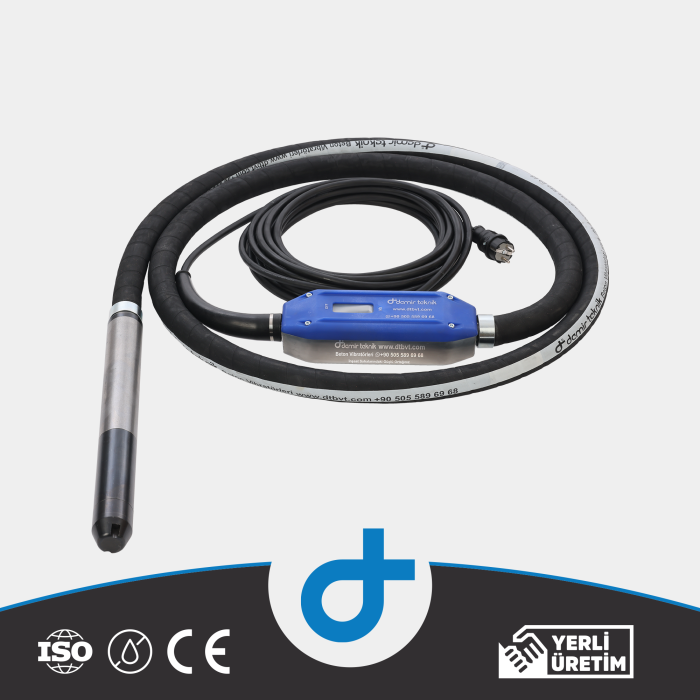 Beton Vibratörü Kendinden Konvertörlü 50 mm - DT 220 Eco