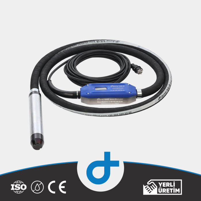 Beton Vibratörü Kendinden Konvertörlü 60 mm - DT 220 Eco
