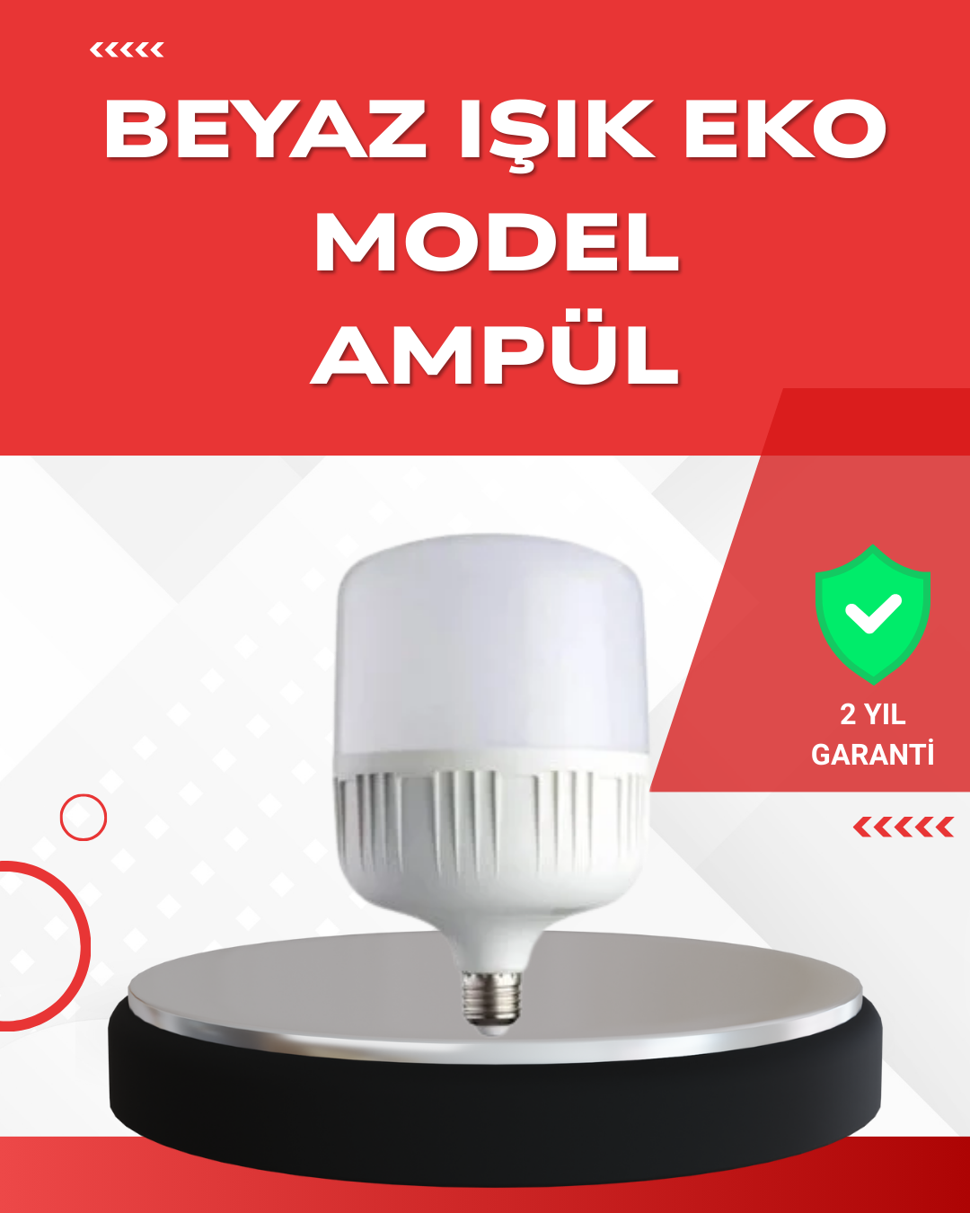 Elektrik Kesintileri İçin Şarjlı LED Amp