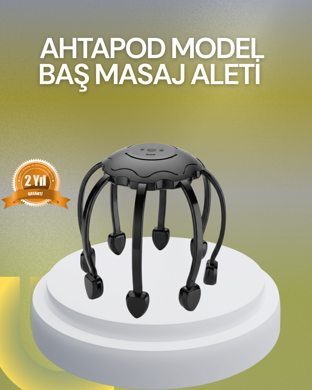 Elektrikli Kafa Masaj Aleti Çok Noktalı 