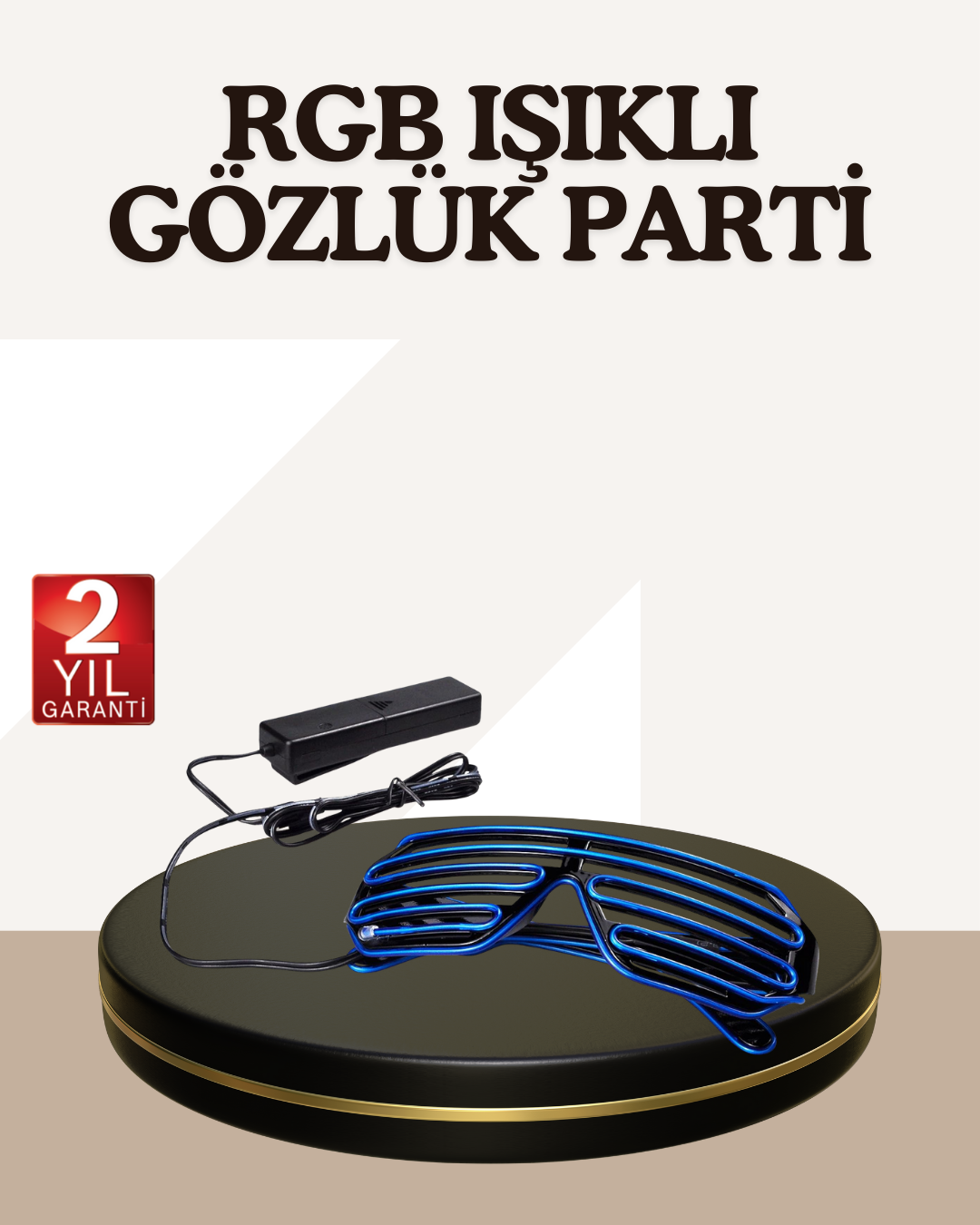 Gece Eğlenceleri İçin LED Işıklı Gözlük