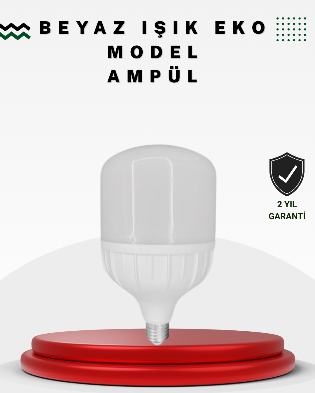 Acil Durumlara Uygun Şarjlı Torch LED Ampul 30 Watt