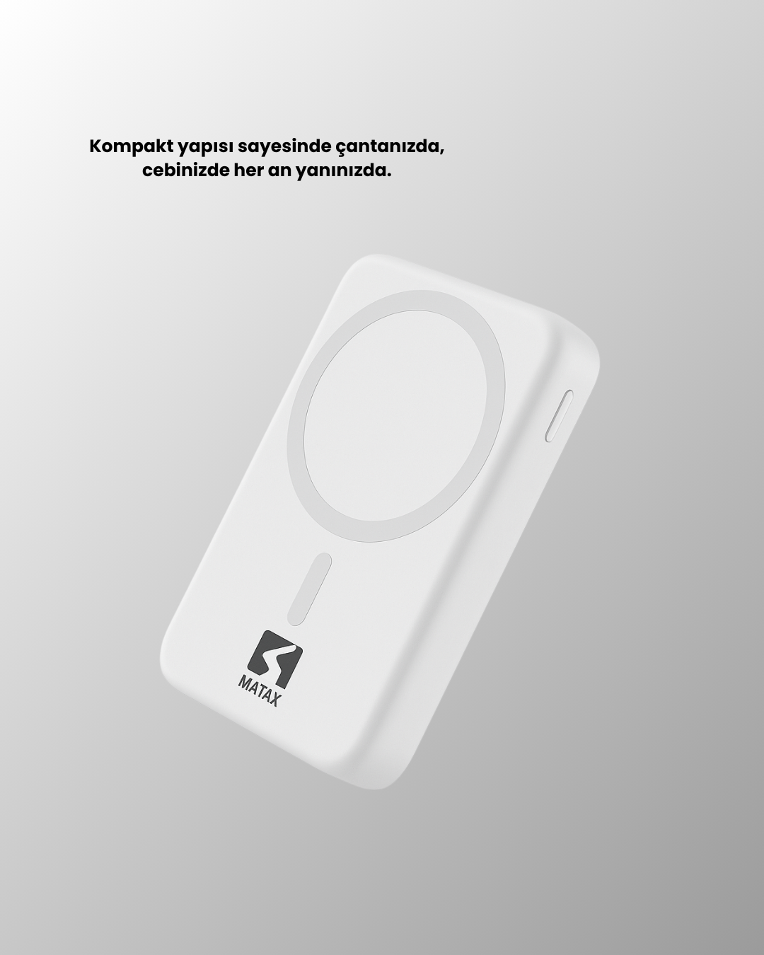 MagSafe Manyetik Powerbank – iPhone İçin Hızlı, Kablosuz ve Güvenli Şarj