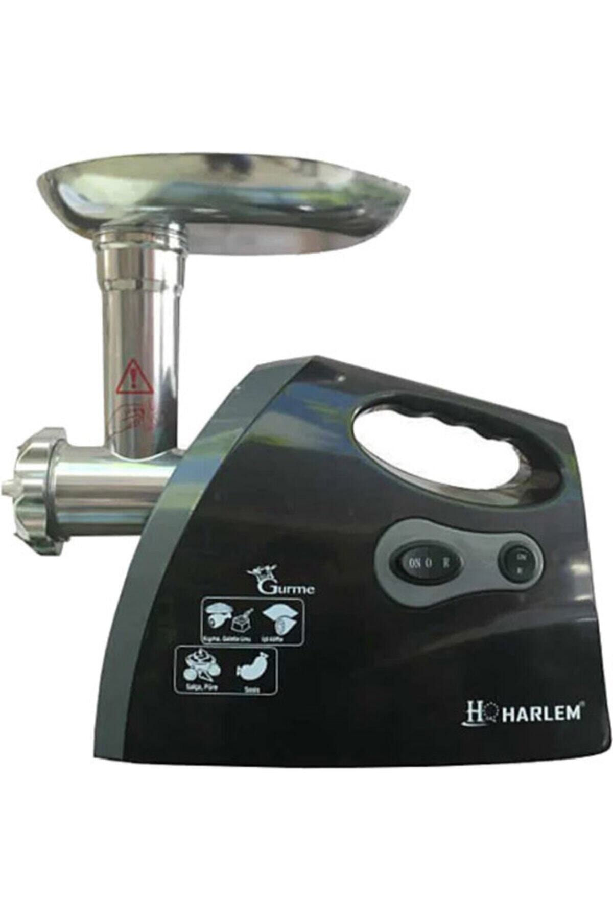 Harlem Gurme Siyah Elektrikli Et Kıyma Makinesi 2200W (4767)