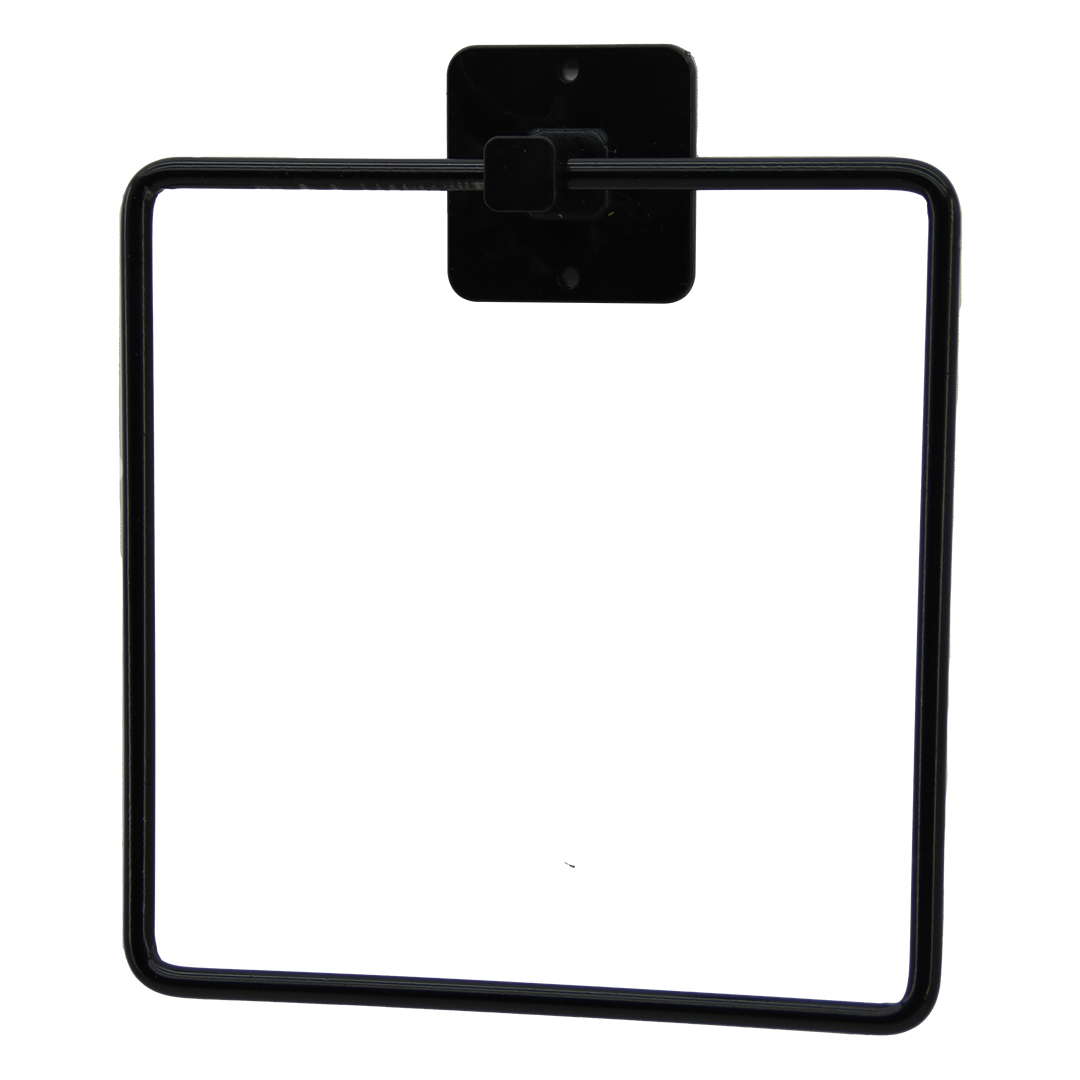 SİYAH KARE METAL HAVLULUK (4767)