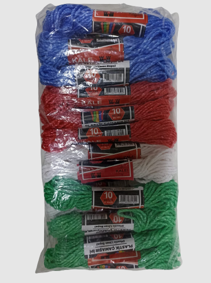 KALE Plastik Çamaşır ipi 10 Metre 24 Adet (4767)