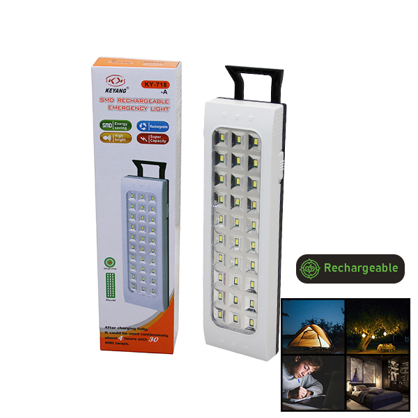 30 SMD LED ŞARJLI IŞILDAK FENER - EMERGENCY LIGHT (4767)