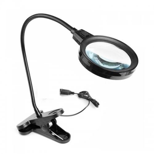 12 Led Clipslı Işıklı Büyüteçişıklı Masa Lambası Çalışma Lambası
