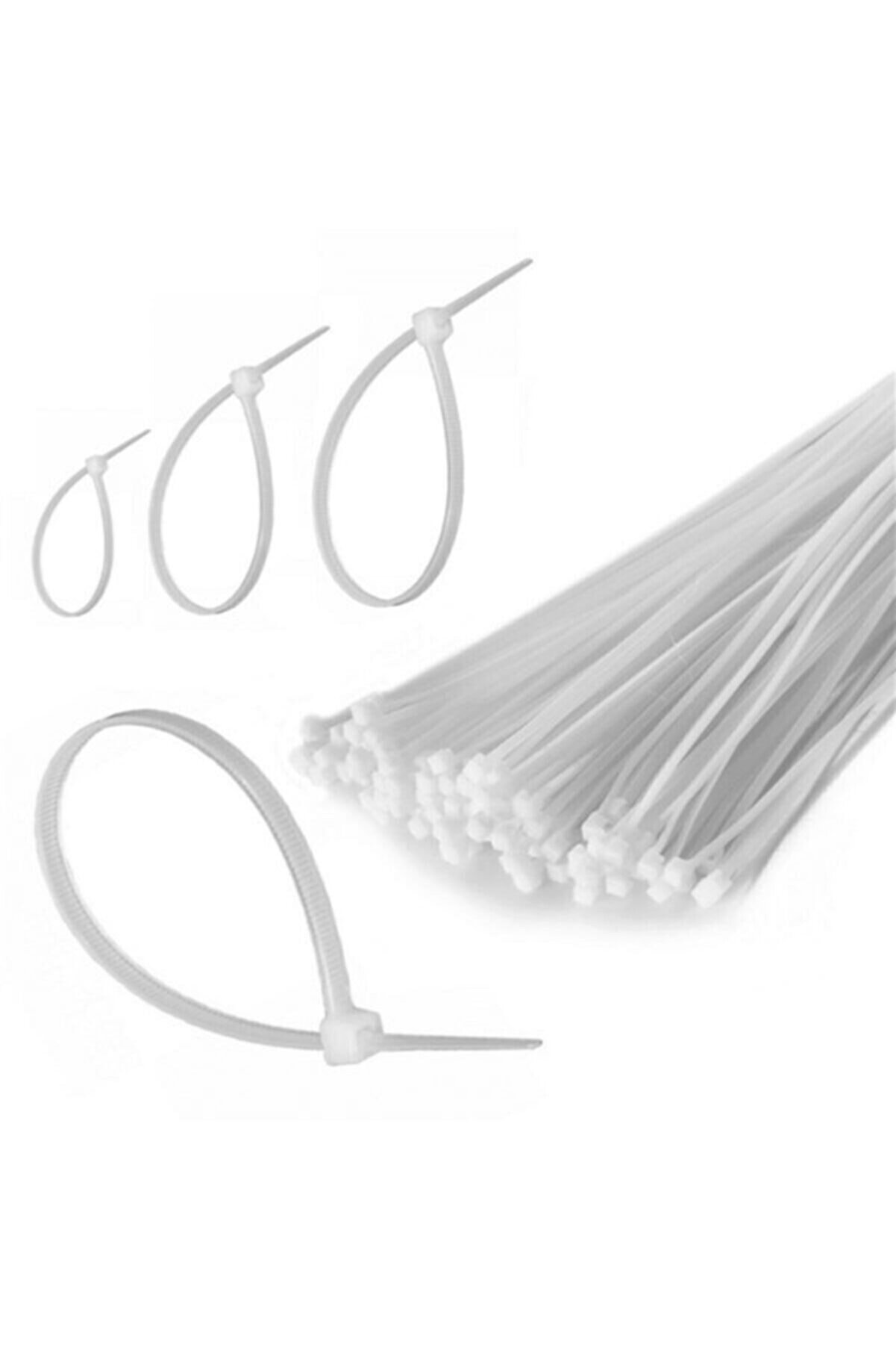 100 Adet Plastik Cırt Kelepçe Kablo Bağı Kablo Düzenleyici- 3.6 X 150 MM (4767)