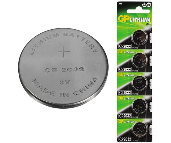 GP CR2032 3V LİTYUM PARA PİL 5Lİ PAKET GPCR2032-2CPU5 (GPPBL2032188) (4767)