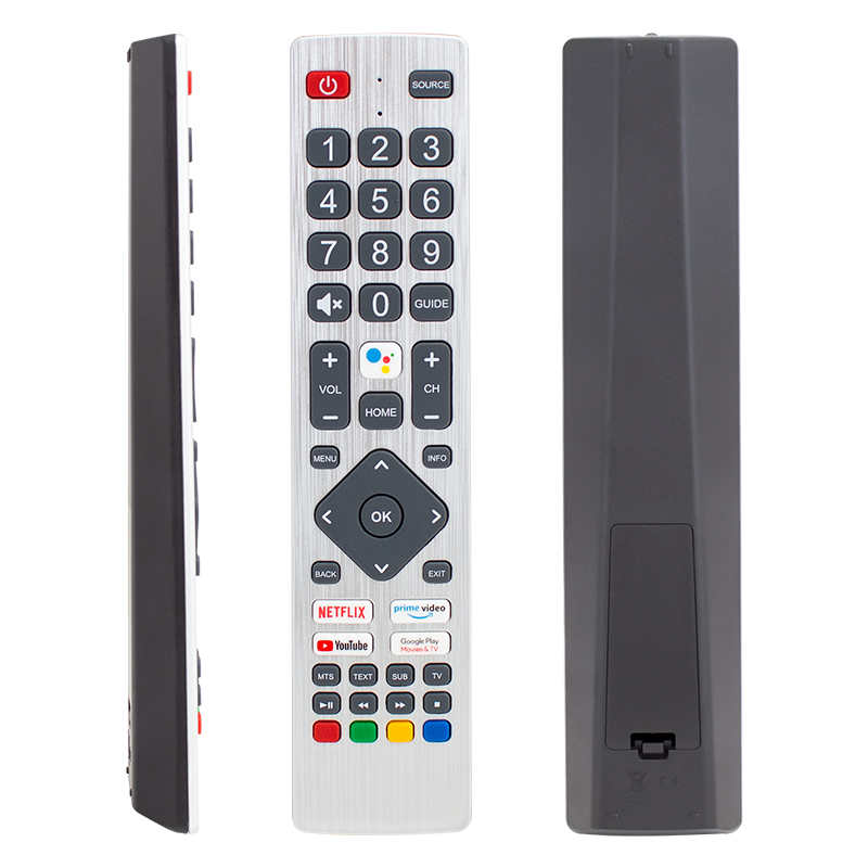 SHARP SH-V1 NETFLIX-YOUTUBE-GOOGLE PLAY TUŞ-PRIME VIDEO SES KOMUTLU LCD-LED TV KUMANDA (4767)