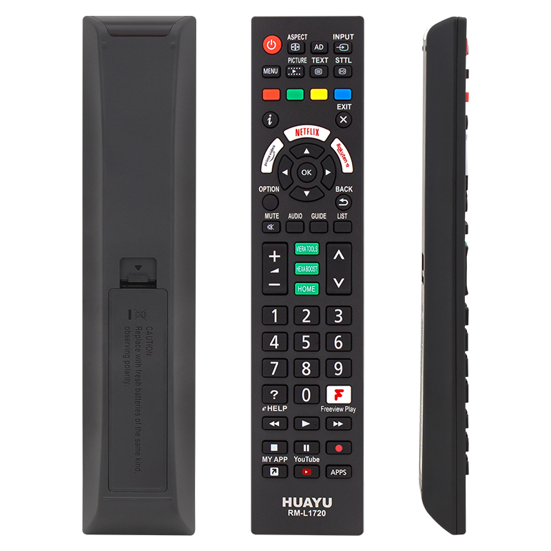 HUAYU KL RM-L1720 PANASONIC NETFLIX-YOUTUBE TUŞLU LCD-LED TV KUMANDA SMART TÜM MODELLER (4767)