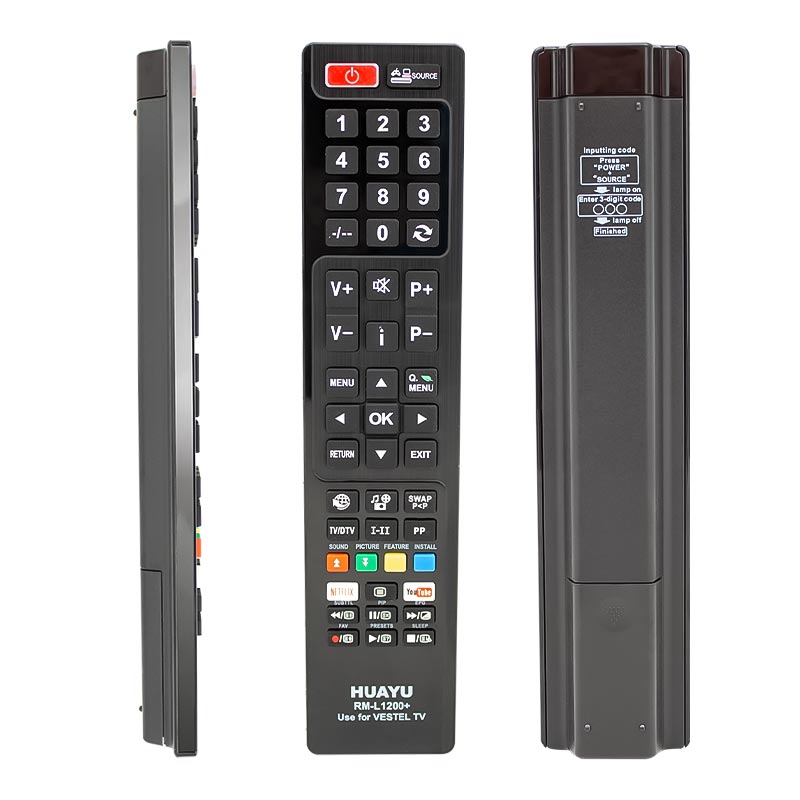 HUAYU KL RM-L1200+ VESTEL YOUTUBE - NETFLIX TUŞLU LCD-LED TV KUMANDA (4767)
