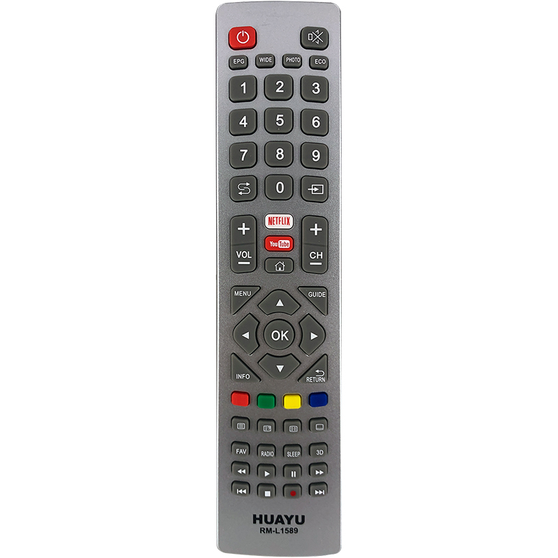 HUAYU KL RM-L1589 SHARP AQUOS NETFLIX-YOUTUBE TUŞLU LCD-LED UNIVERSAL KUMANDA (4767)
