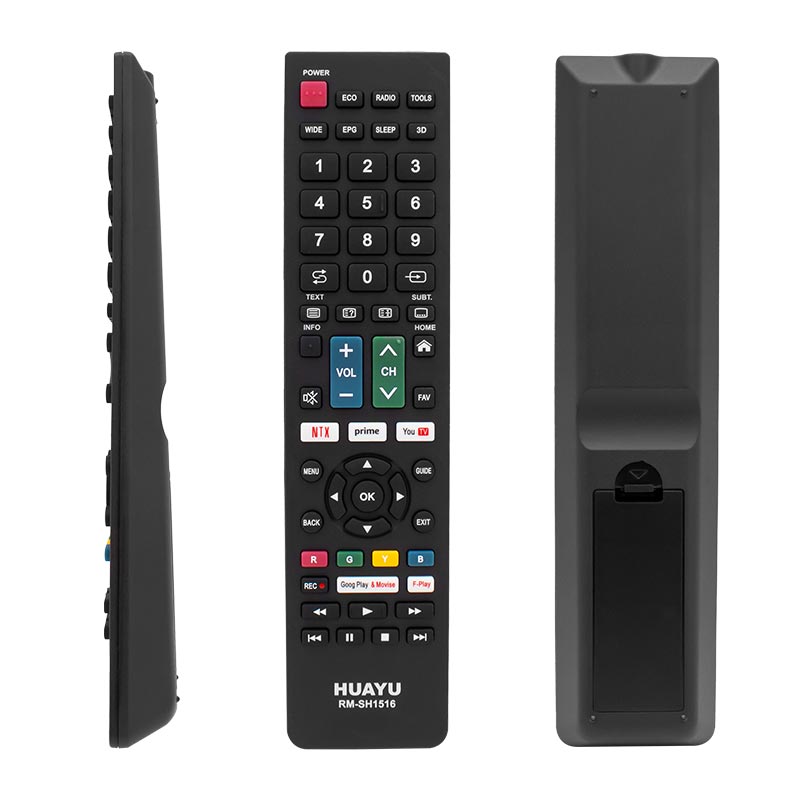 HUAYU KL RM-SH1516 SHARP NETFLIX- YOUTUBE- PRIME VIDEO TUŞLU UNIVERSAL LCD-LED TV KUMANDA (4767)