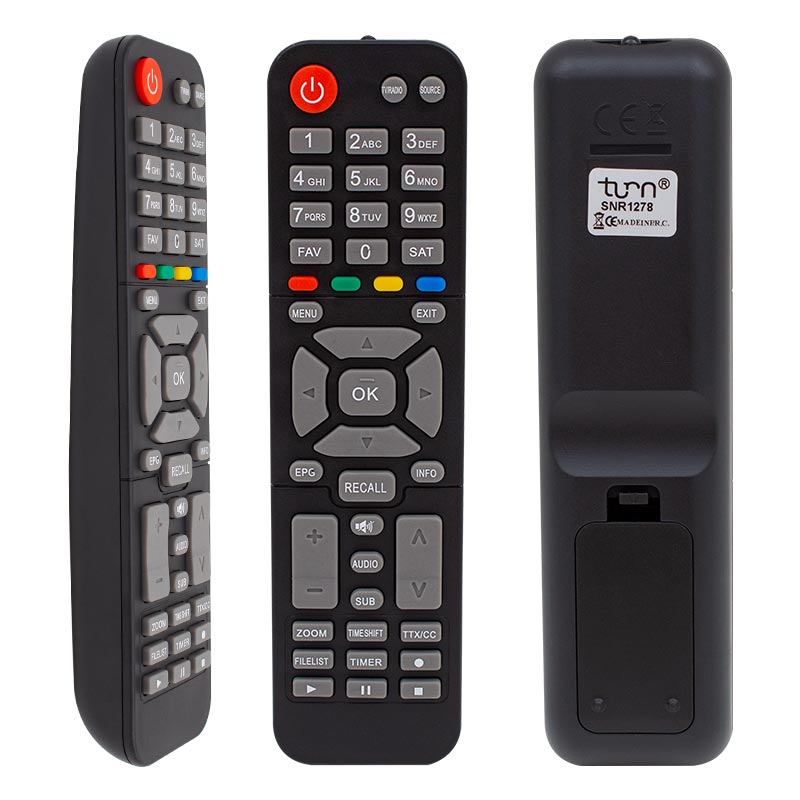 TECNOBOX TWIN HD *FOXSTAR TWİN * ROSE PREMİUM MİNİ SCART+HD HD UYDU KUMANDASI (4767)