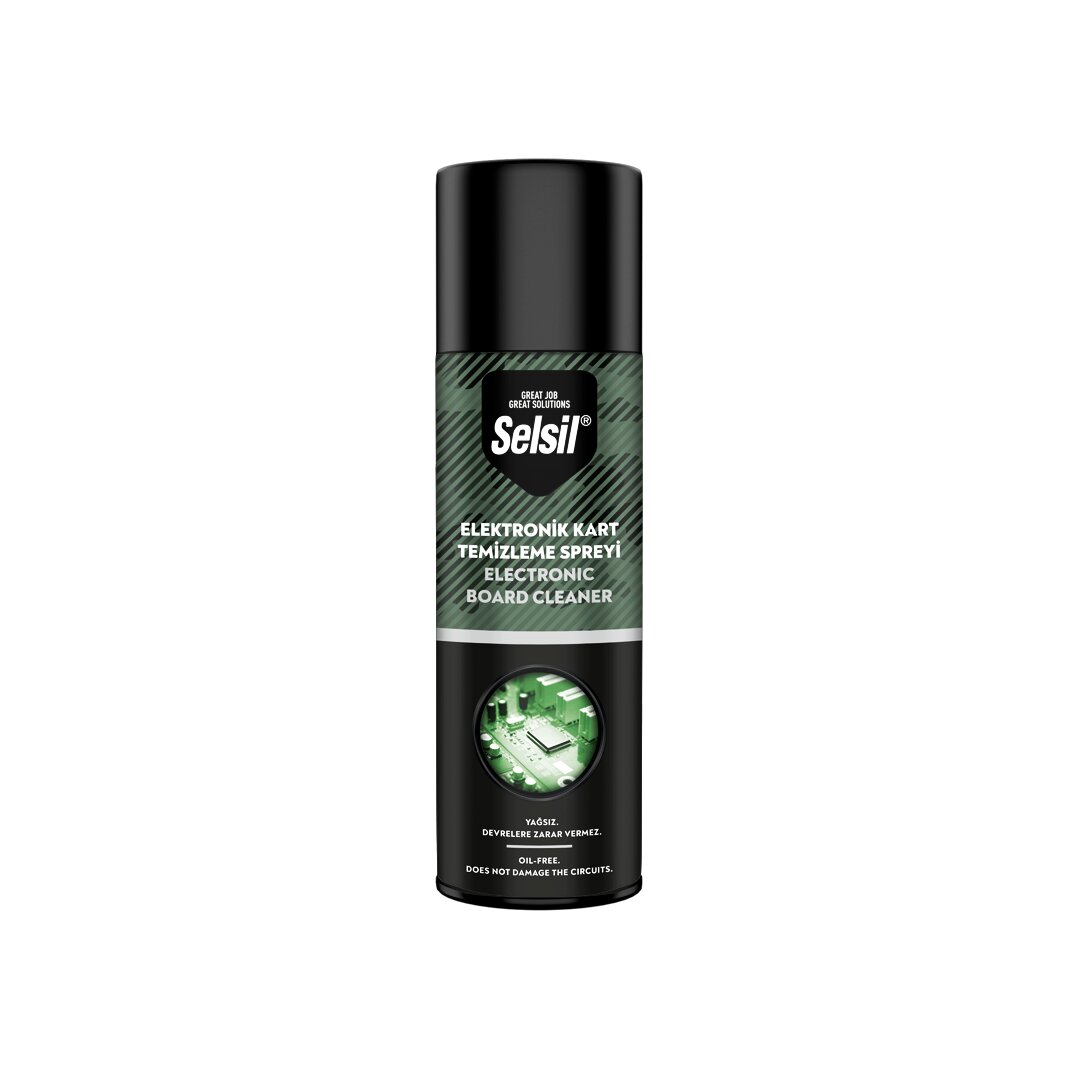 SELSİL ELEKTRONİK KART TEMİZLEME SPREYİ 500ML  YAĞSIZ - DEVRELERE ZARAR VERMEZ (4767)