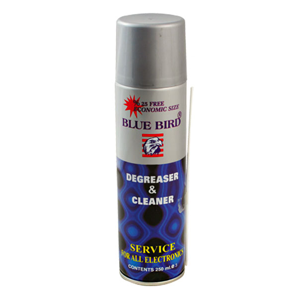 YAĞSIZ SPREY BLUE BIRD DEGREASER CLEANER (BB-251) MAVİ 250 ML (4767)