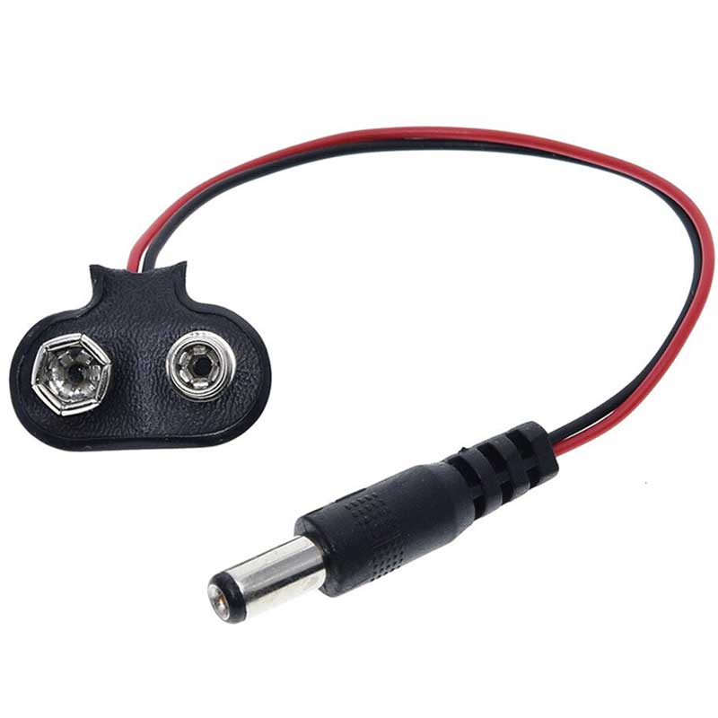 9 VOLT 2.1MM JACKLI PİL BAŞLIĞI  (IC-232A) (4767)