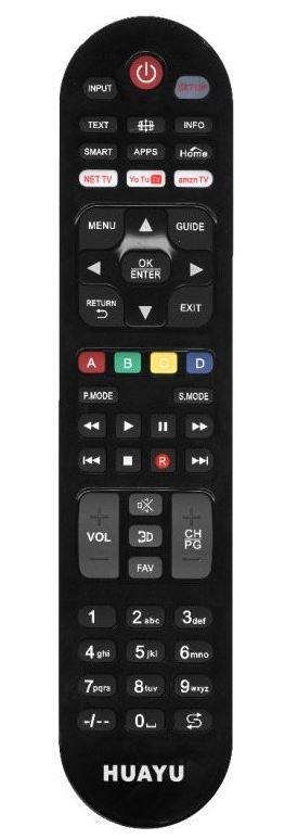 HUAYU KL URC1517 NETFLIX-YOUTUBE-AMAZON TUŞLU LCD LED TV UNIVERSAL KUMANDA (4767)