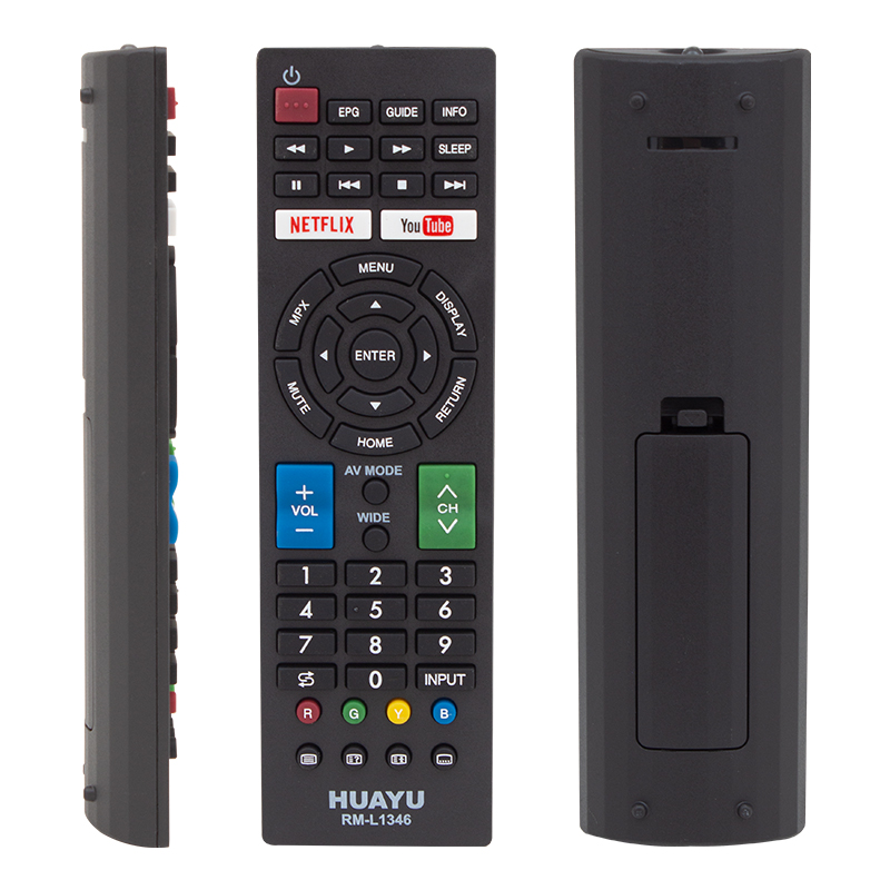 HUAYU KL SHARP RM-L1346 NETFLIX VE YOUTUBE TUŞLU LCD-LED TV KUMANDA BLİSTERLİ (4767)