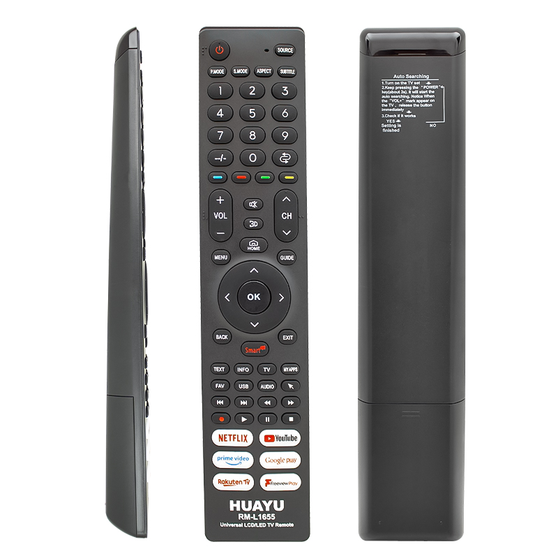 HUAYU KL RM-L1655 NETFLIX-YOUTUBE-GOOGLE PLAY TUŞLU UNIVERSAL LCD LED TV KUMANDA (4767)