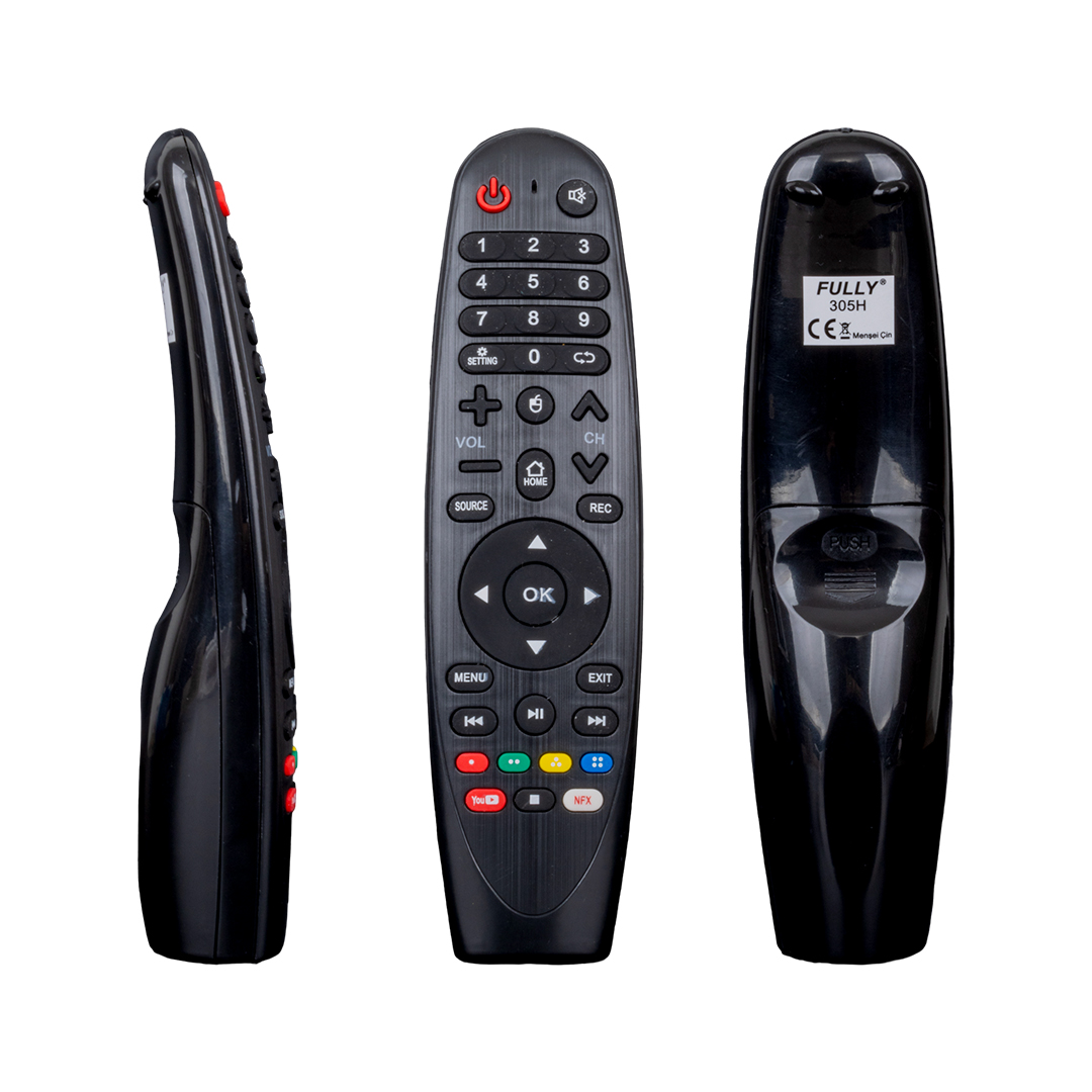 TELENOVA YOUTUBE-NETFLIX TUŞLU LCD-LED SES KOMUTSUZ TV KUMANDA (4767)
