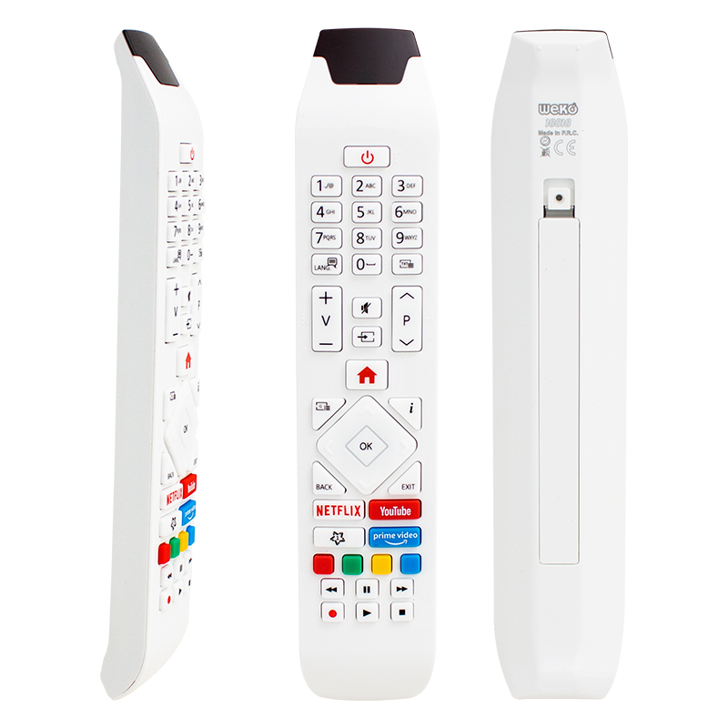 VESTEL RCA343140P YOUTUBE-NETFLIX-PRIME VIDEO TUŞLU LCD-LED TV KUMANDA BEYAZ (4767)