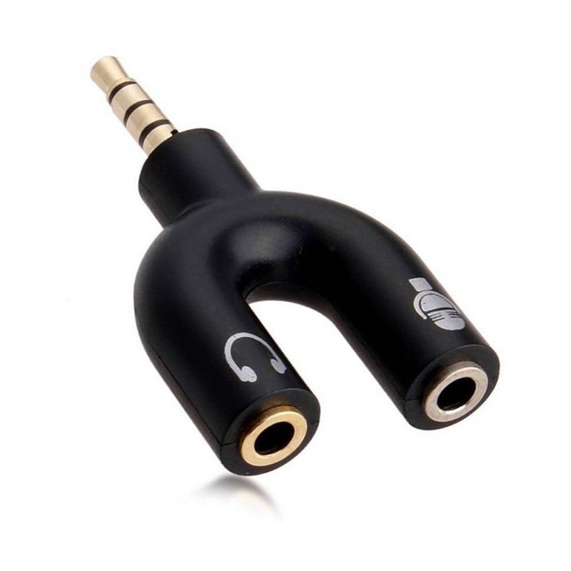 3.5 MM STEREO ERKEK KULAKLIK + HOPARLÖR DİŞİ ÇOKLAYICI JACK (4767)