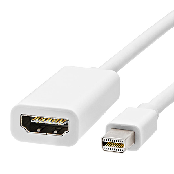 MİNİ DİSPLAY PORT ERKEK TO HDMI DİŞİ 15 CM ÇEVİRİCİ KABLO (4767)