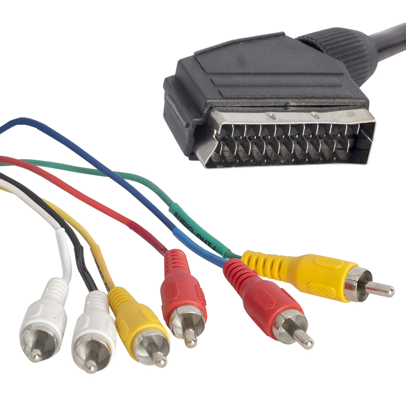 SCART 6 RCA STEREO STANDART 1.5 METRE KABLO (4767)