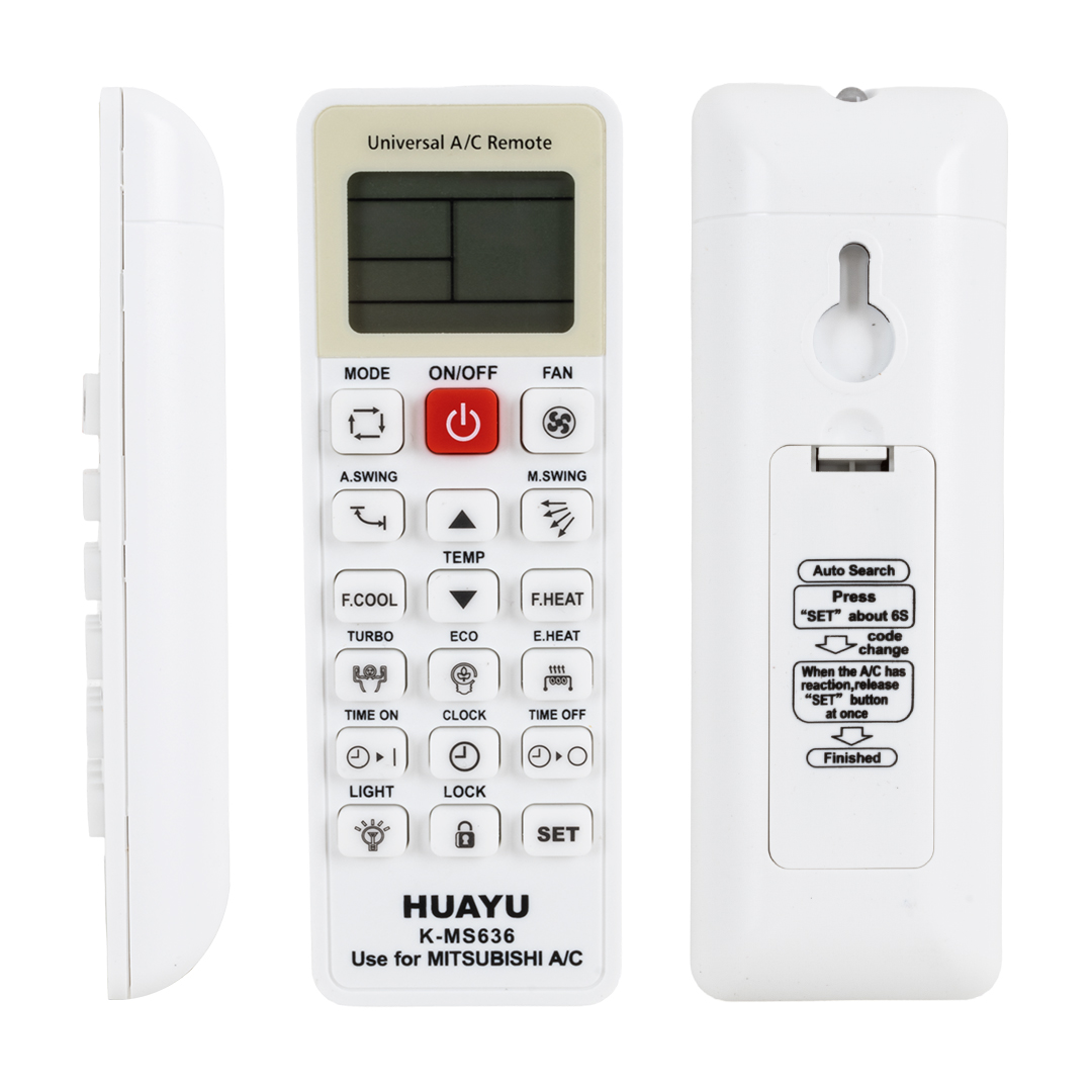 HUAYU KK K-MS636 MITSUBISHI UNIVERSAL AKILLI KLİMA KUMANDASI (4767)
