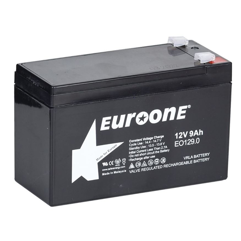 EUROONE EO-129.0 12 VOLT - 9 AMPER AKÜ  (150 X 65 X 90 MM) (4767)