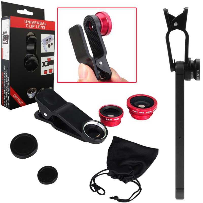 UNIVERSAL 2 LENS SETİ CEP TELEFONLARI VE TABLETLER İÇİN (4767)