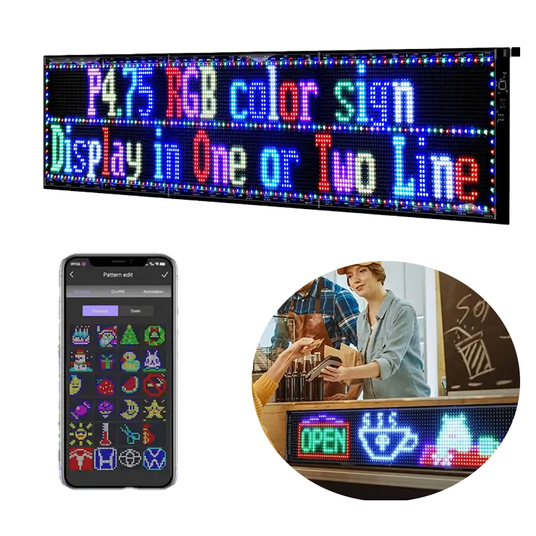 232X102CM KAYAN YAZI LED TABELA (4767)