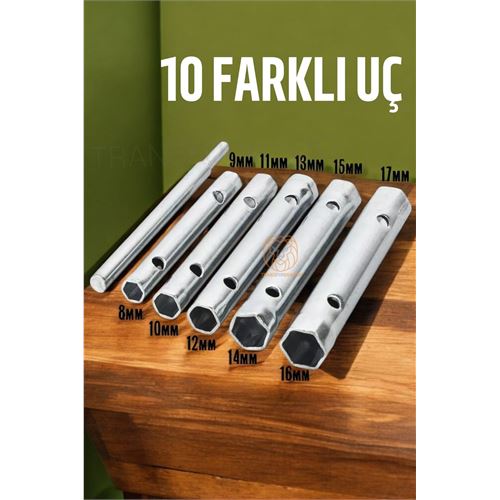 HSNET Tork Lokma Seti Boru Kovan Tip Anahtar Seti Buji Anahtarı