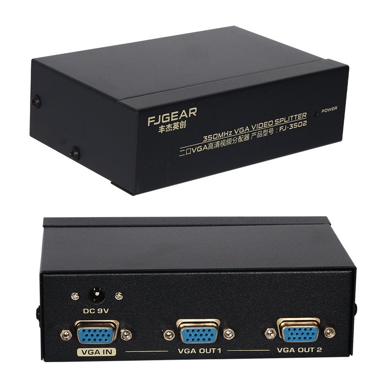 2 PORT VGA SPLITTER DAĞITICI (350MHZ - 1920X1440) (4767)