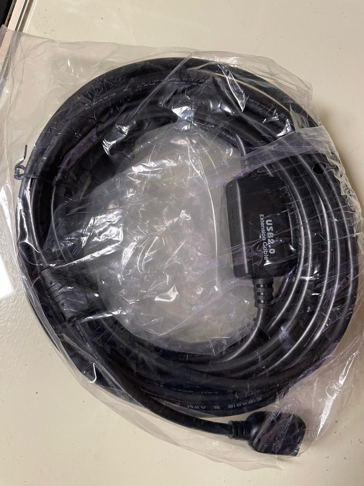 USB 2.0 SİYAH CHİPSET 10 METRE USB UZATMA KABLOSU (4767)