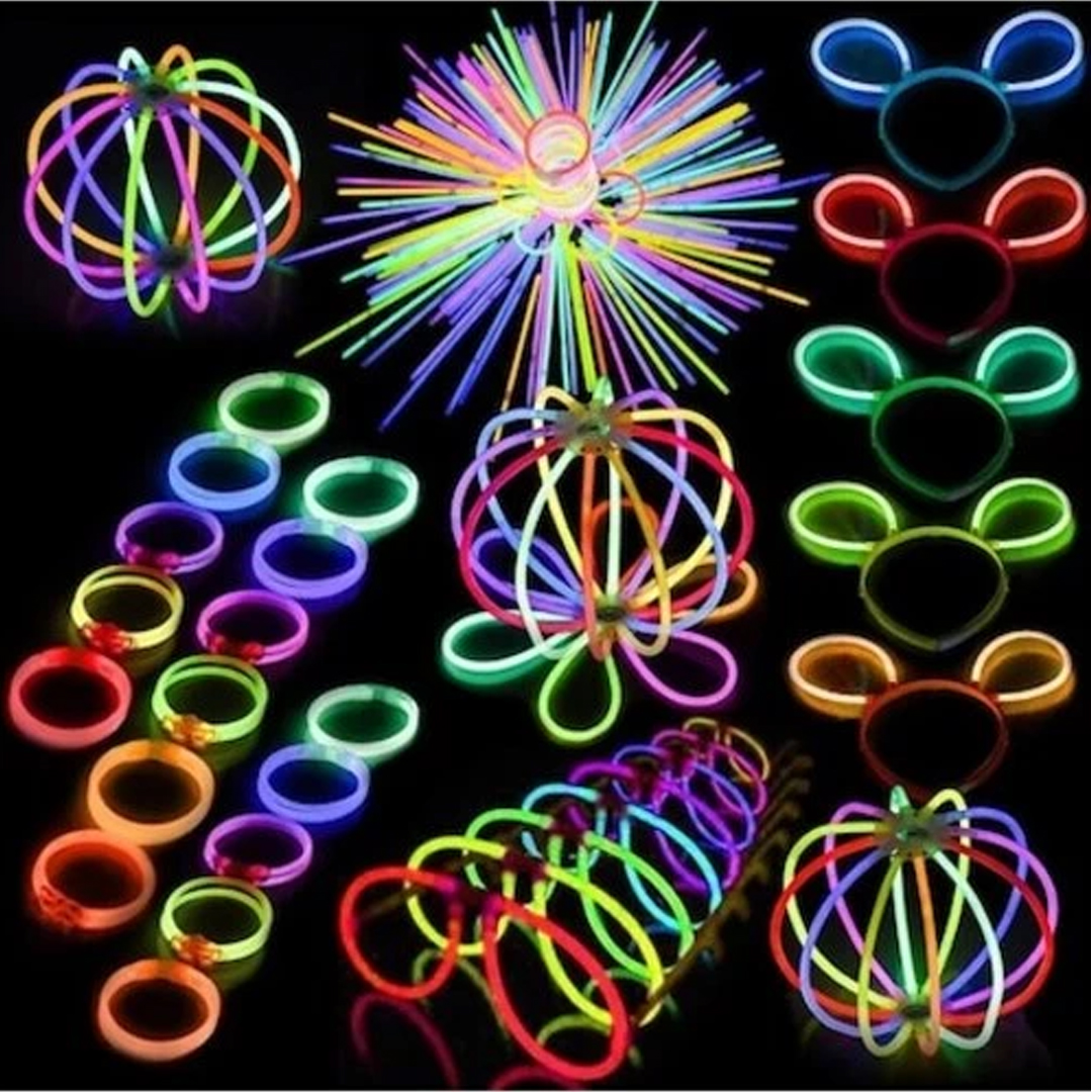 FOSFORLU NEON LED BİLEKLİK - ÇUBUK 100LÜ (4767)