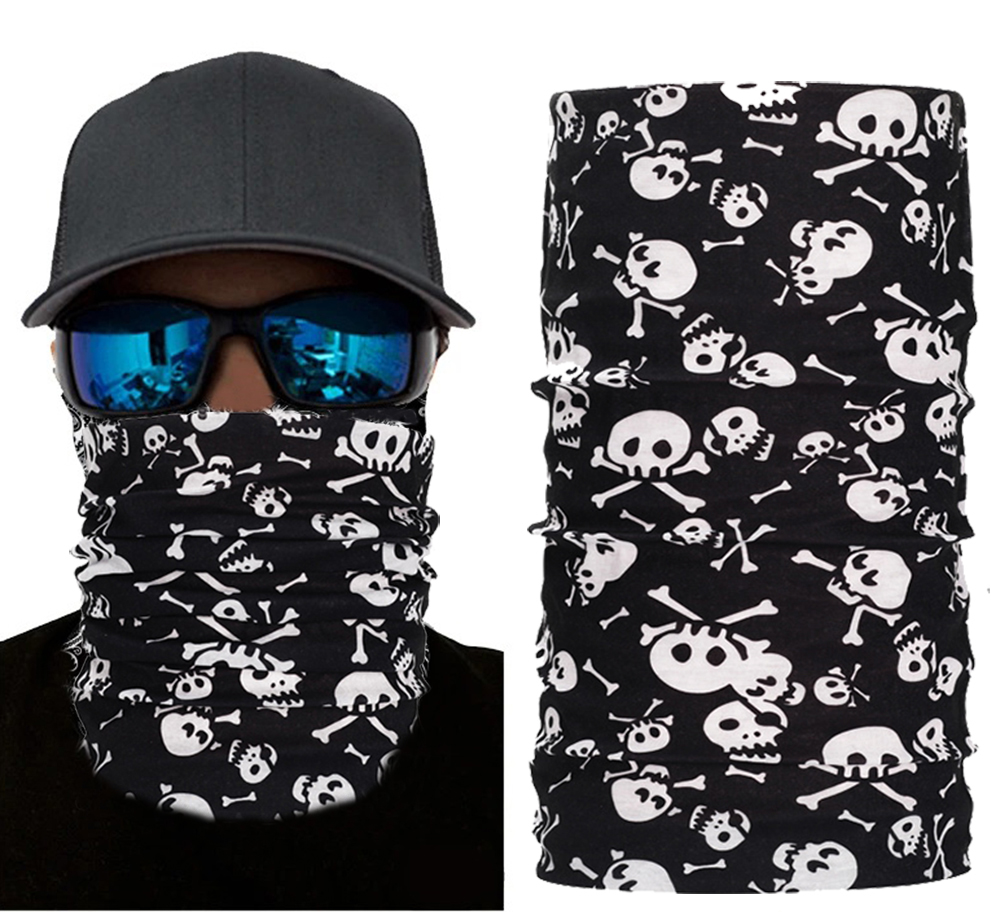 Motorcu Boyunluk Baf Buff Bandana 25x48 cm Model 1 (4767)