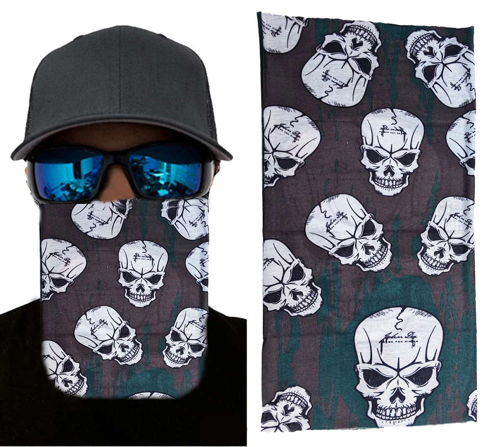 Motorcu Boyunluk Baf Buff Bandana 25x48 cm Model 4 (4767)