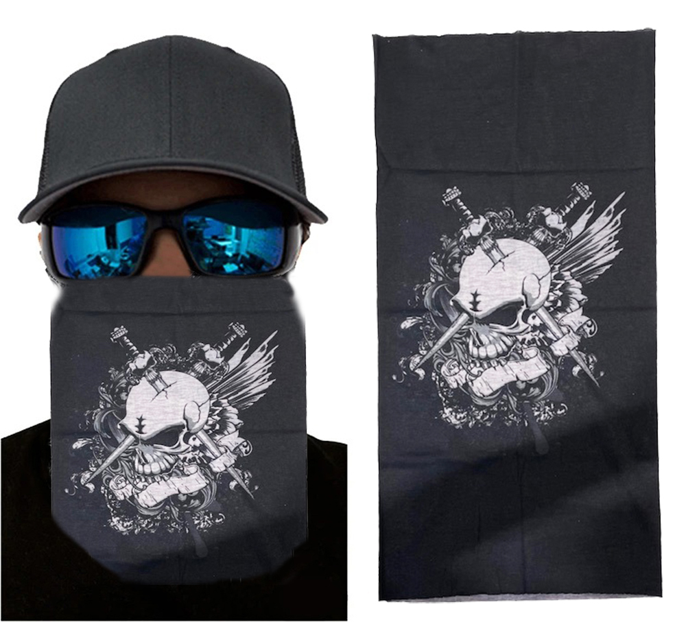 Motorcu Boyunluk Baf Buff Bandana 25x48 cm Model 6 (4767)