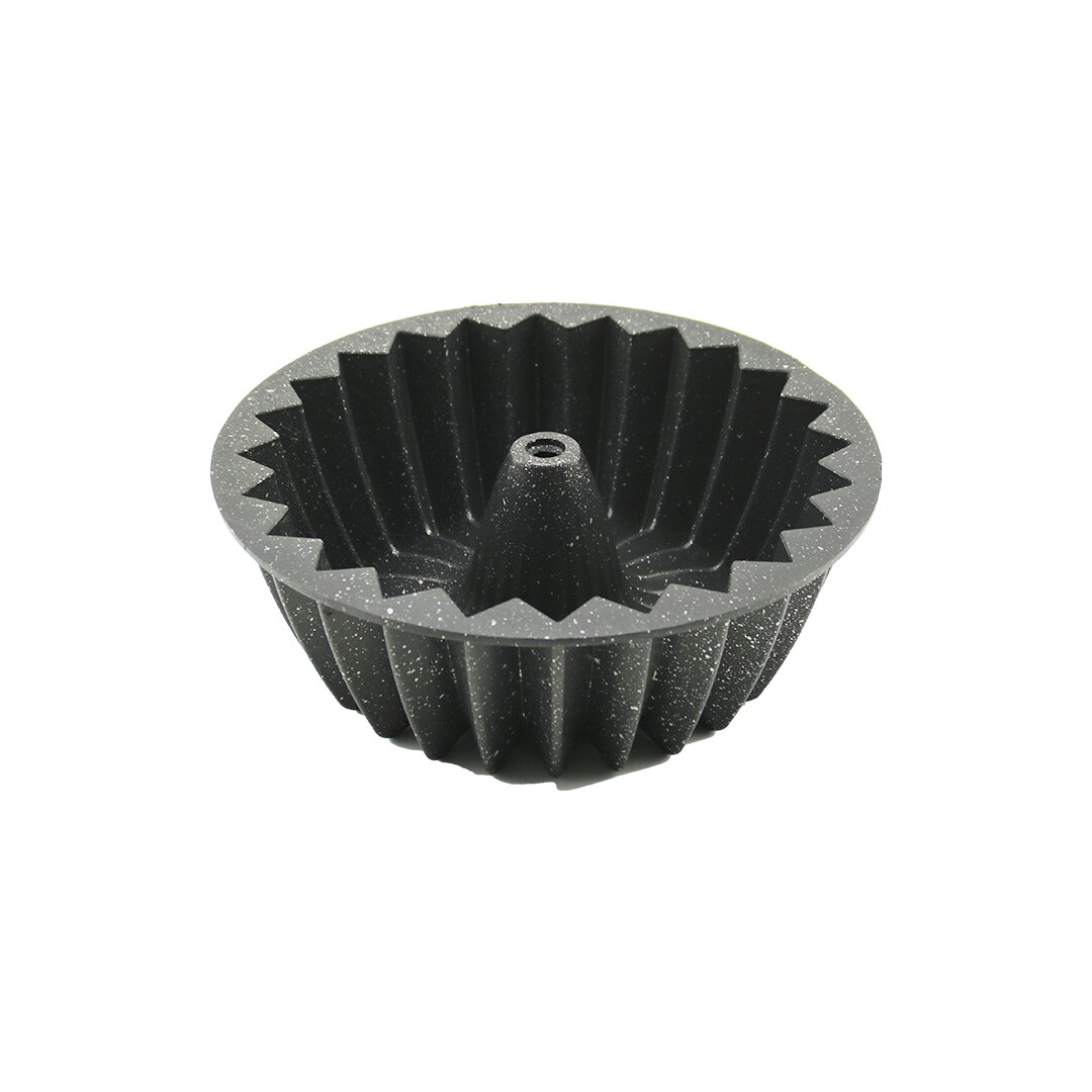 YILDIZ MODEL   DÖKÜM   GÖBEKLİ  KEK KALIP  ÇAP: 26CM  - DERİNLİK: 9CM (4767)