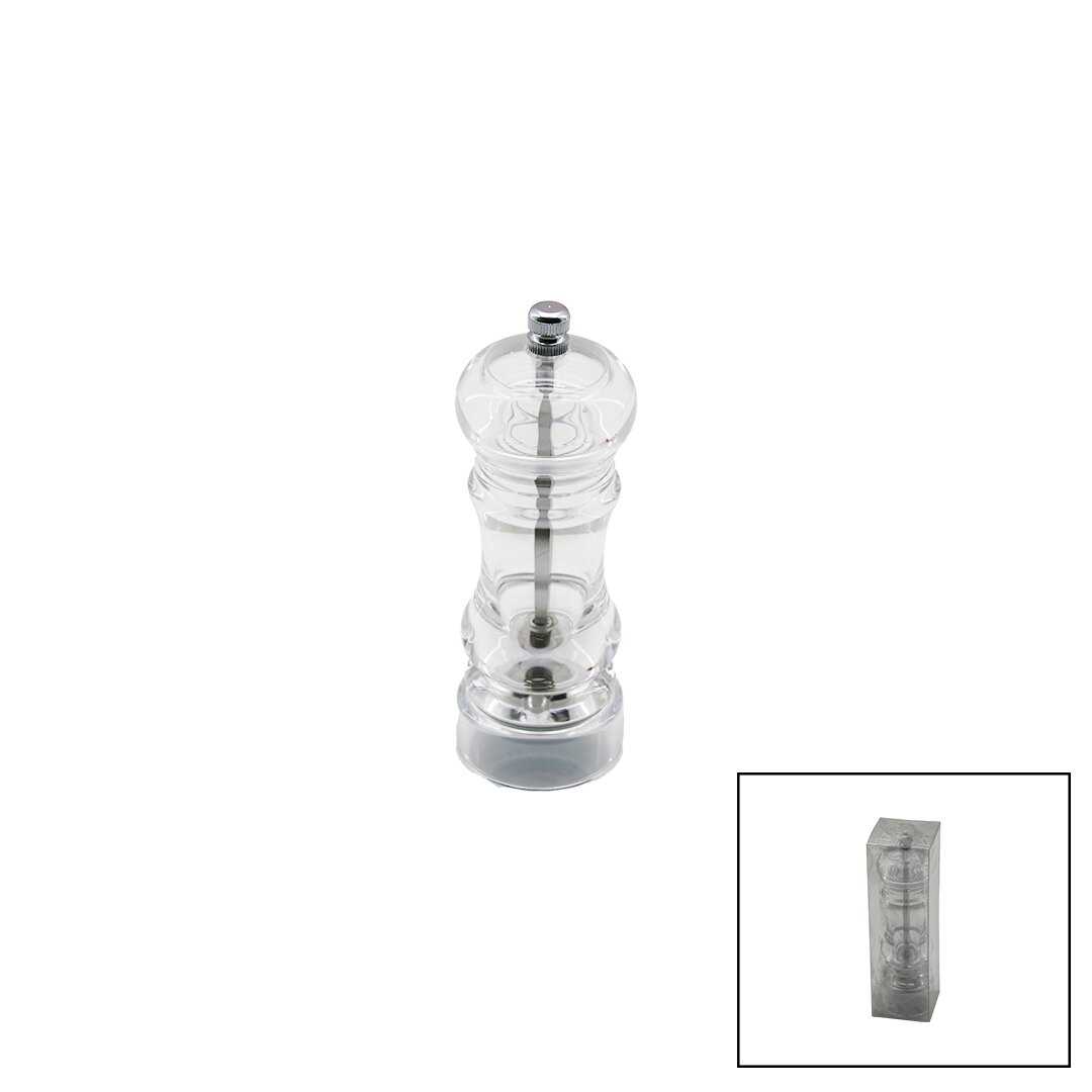 KÜÇÜK   ŞEFFAF MİKA KRİSTAL PLASTİK  BAHARAT ÖĞÜTÜCÜ (4767)