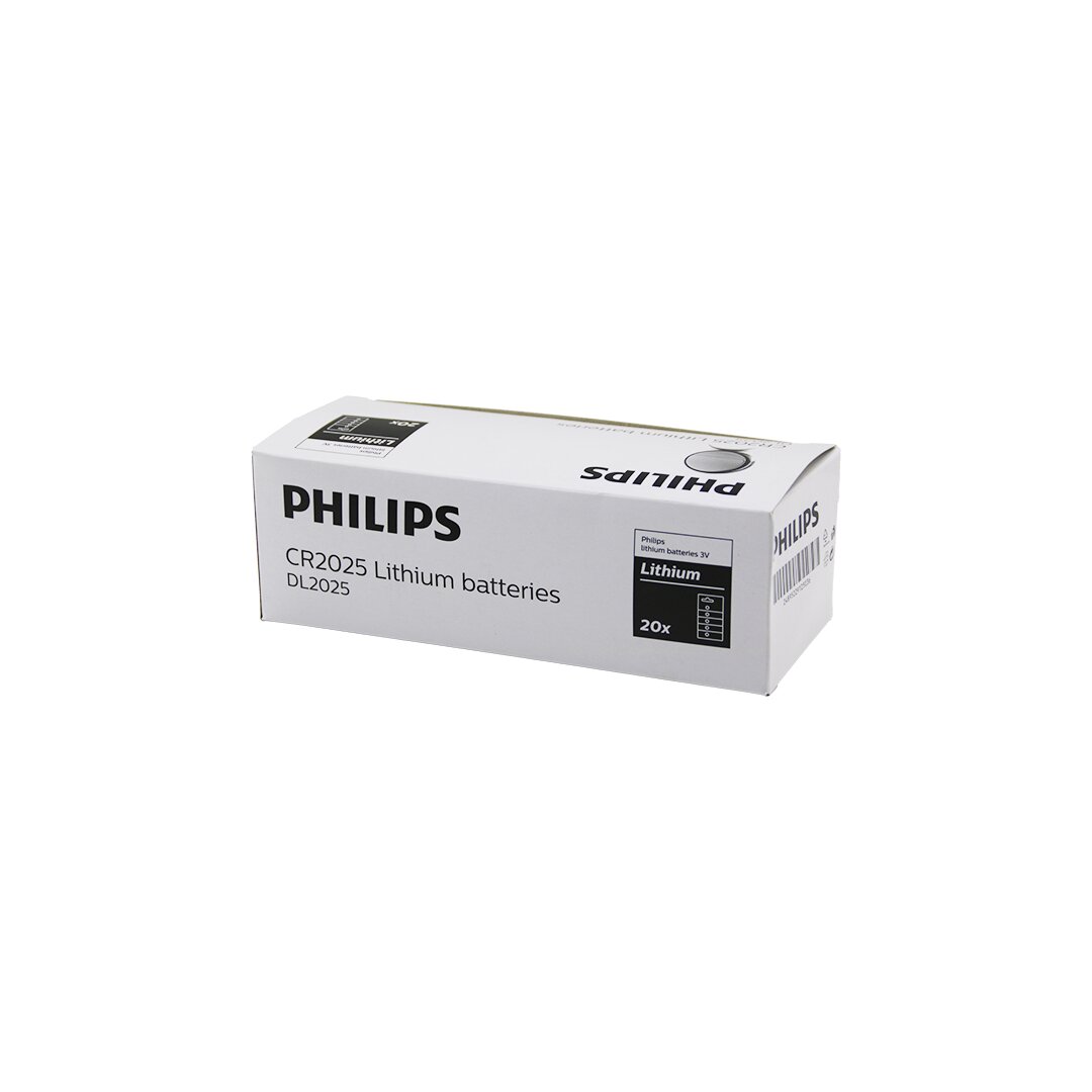 PHILIPS LİTHİUM CR-2025 PARA PİLİ  3V   5Lİ KART (4767)
