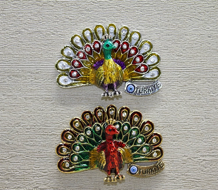 Swaroski Tavuskuşu Magnet Alk3852