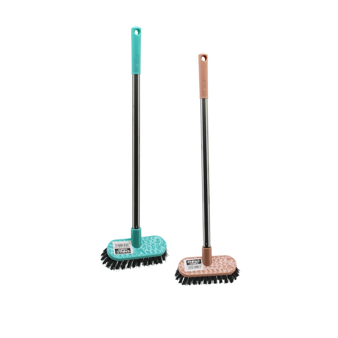 MİNİ TEMİZLİK FIRÇASI  ORTA SERT KILLAR   METAL SAPLI=40CM - 4.5X12.5CM (4767)